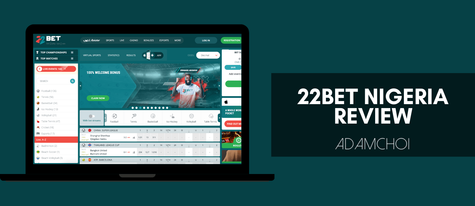 22Bet Nigeria Review